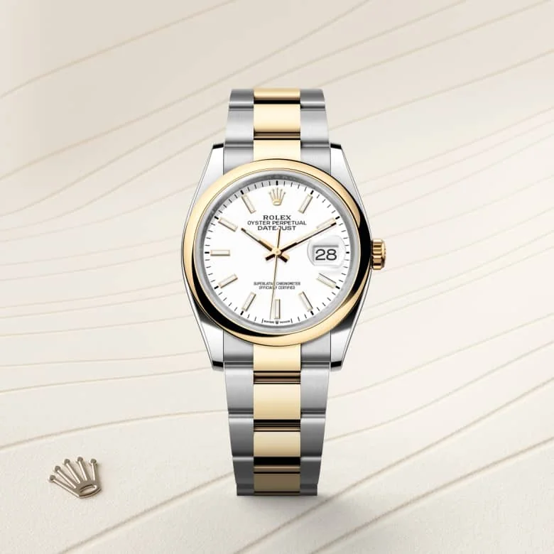 Rolex Datejust in Yellow Rolesor - combination of Oystersteel and yellow gold, M126203-0020 - Schiffman's Jewelers