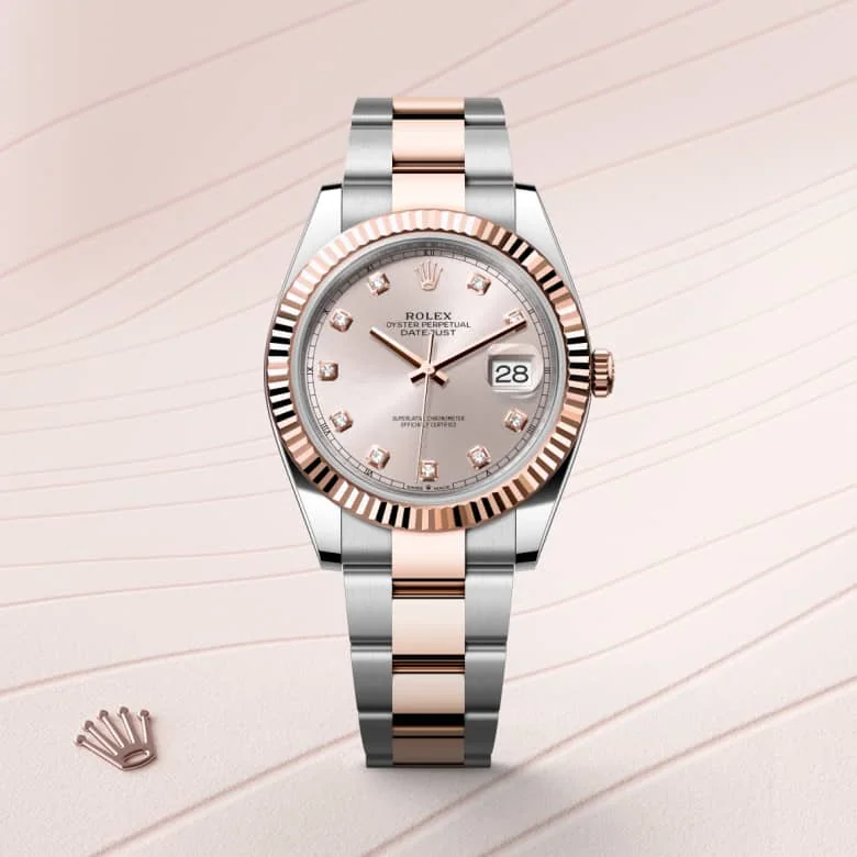 Rolex Datejust in Everose Rolesor - combination of Oystersteel and Everose gold, M126331-0007 - Schiffman's Jewelers