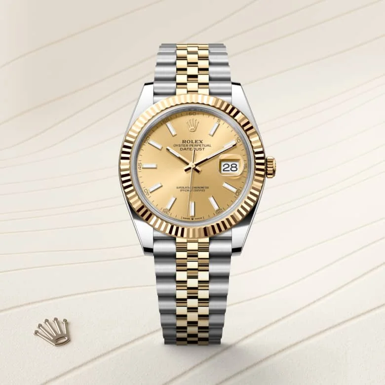 Rolex Datejust in Yellow Rolesor - combination of Oystersteel and yellow gold, M126333-0010 - Schiffman's Jewelers