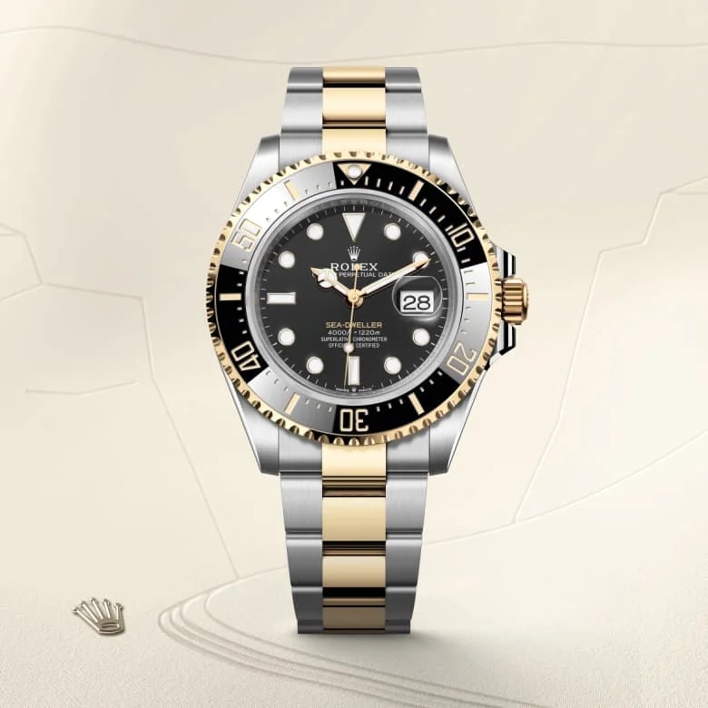 Rolex Sea-Dweller in Yellow Rolesor - combination of Oystersteel and yellow gold, M126603-0001 - Schiffman's Jewelers