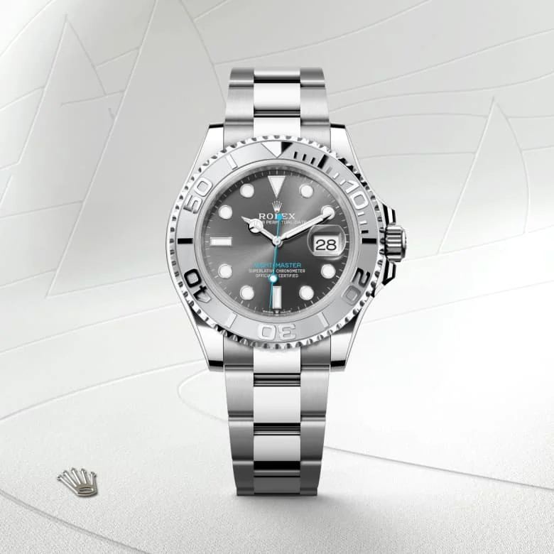 Rolex Yacht-Master in Rolesium - combination of Oystersteel and platinum, M126622-0001 - Lenox Jewelers