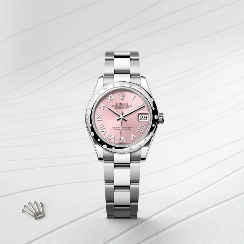 Rolex Datejust in White Rolesor - combination of Oystersteel and white gold, M278344RBR-0021 - Schiffman's Jewelers